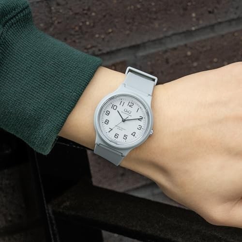 Citizen QQ Analog Solar Watch 10 ATM Water Resistant Urethane Strap No Battery