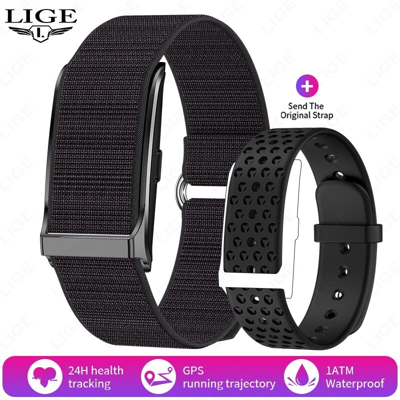 NEW Smart Watch Men Women Screenless Sport Fitness Tracker Heart Rate Waterproof