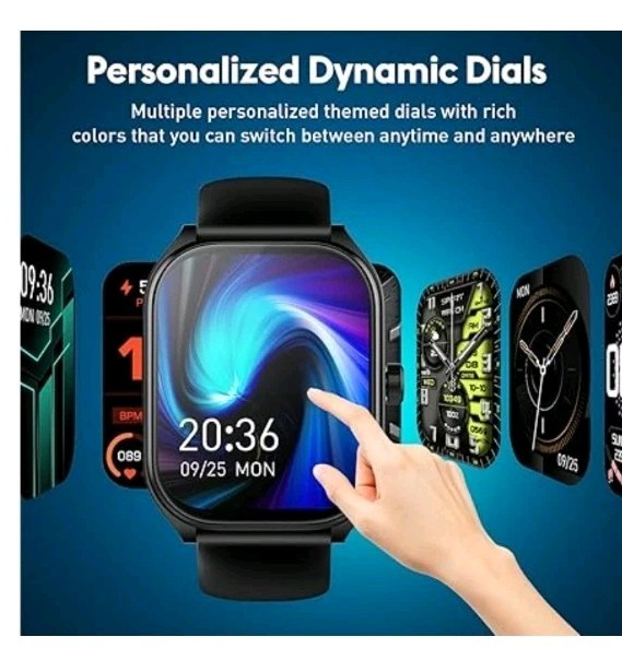 Smart Watch Aolon Curve Watch, Fitness Tracker Unisex – Black