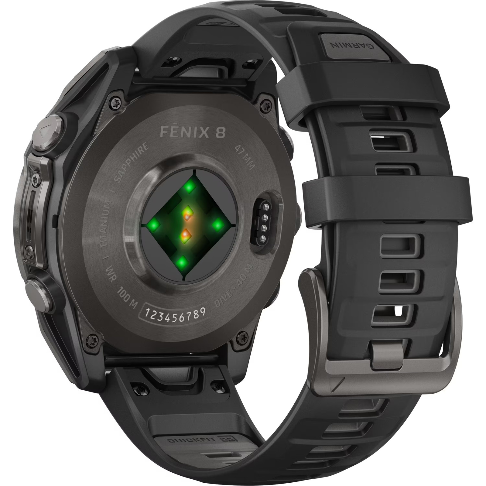 Garmin – fnix 8 AMOLED Sapphire GPS Smartwatch 47mm Fiber-reinforced polymer…