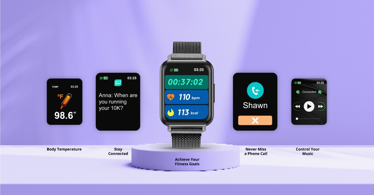 2024 Smartwatch 2 For Men/Women Health & Fitness Tracker for Android & iPhone