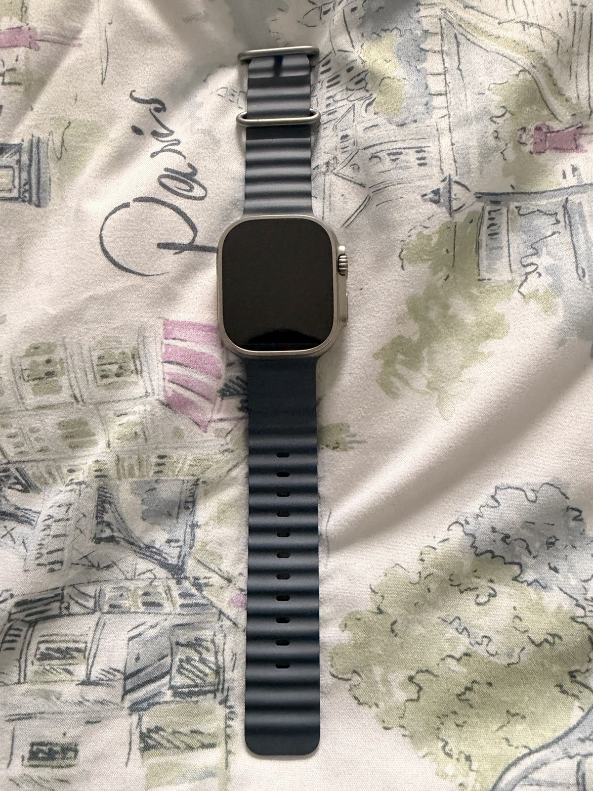 Apple Watch Ultra 3 GPS + Cellular 49mm Titanium Case Anchor Blue Ocean Band