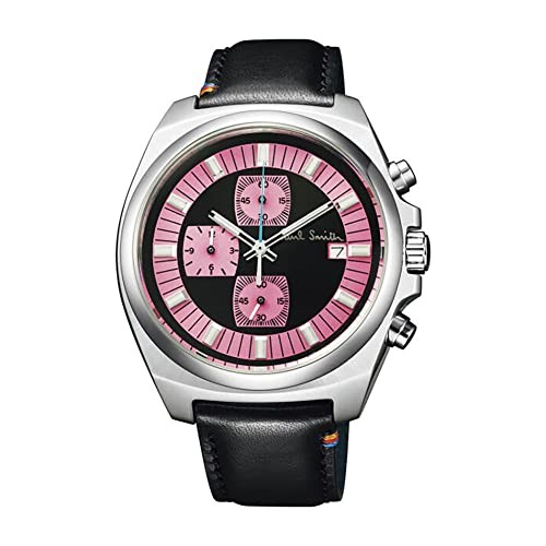 Paul Smith Archives Chronograph Black x Pink Men’s Limited Edition BA7-212-92