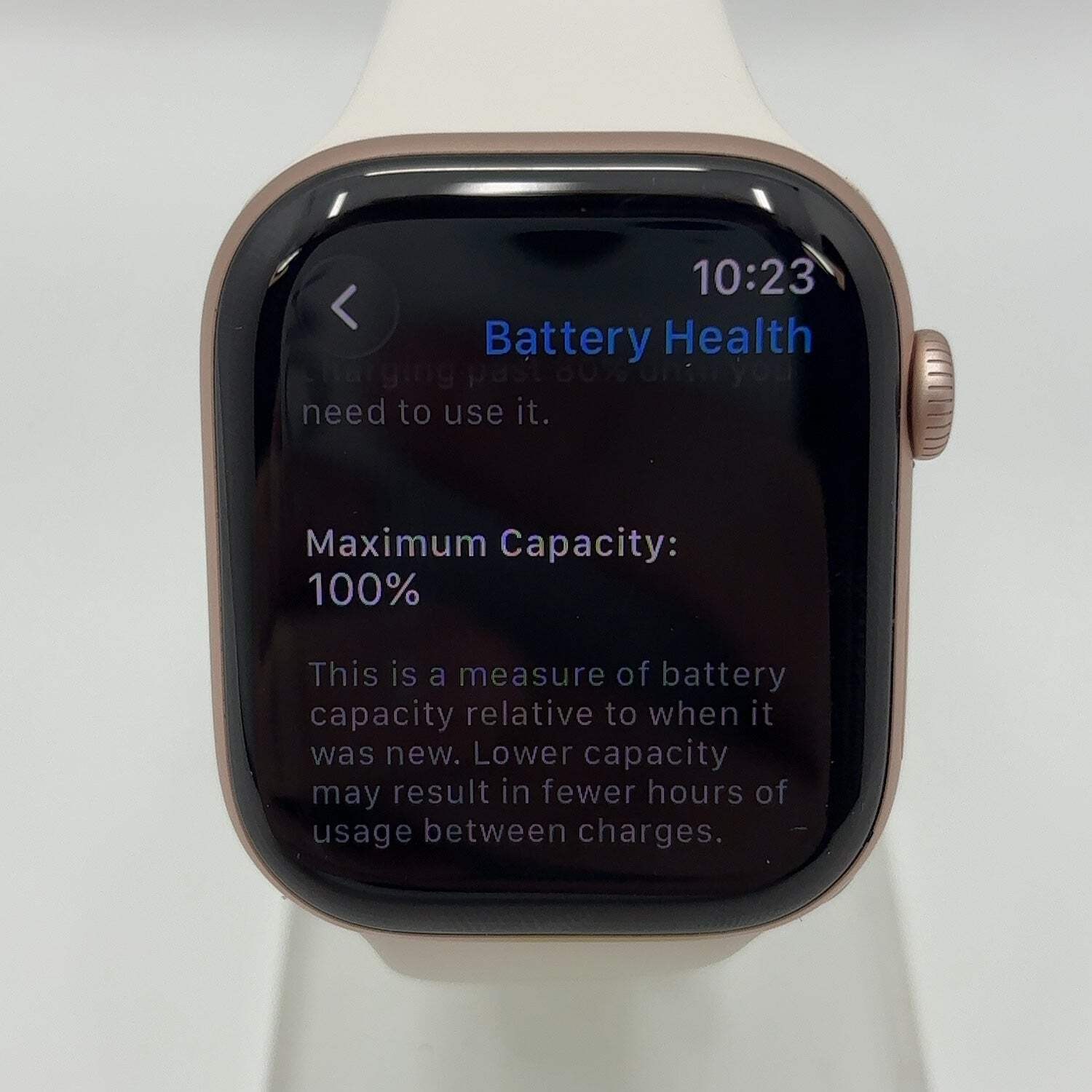 GPS Only Apple Watch Series 11 46MM Rose Gold Aluminum Soft Pink Sport Band