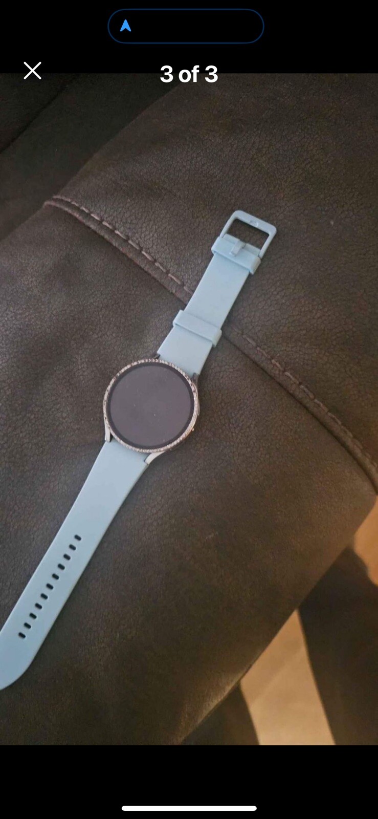 Samsung Galaxy Watch4 SM-R870 44mm Aluminum Case with Sport Band – Silver…
