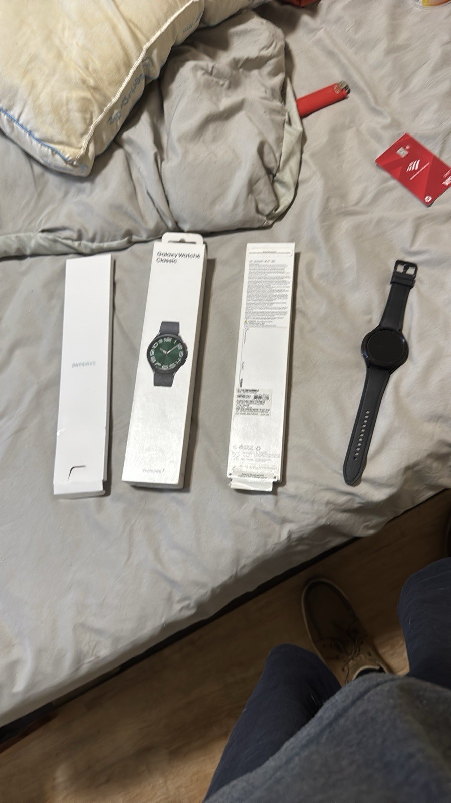 Samsung Galaxy Watch6 Classic 46mm Black Stainless Steel 16GB GPS BT Wi-Fi