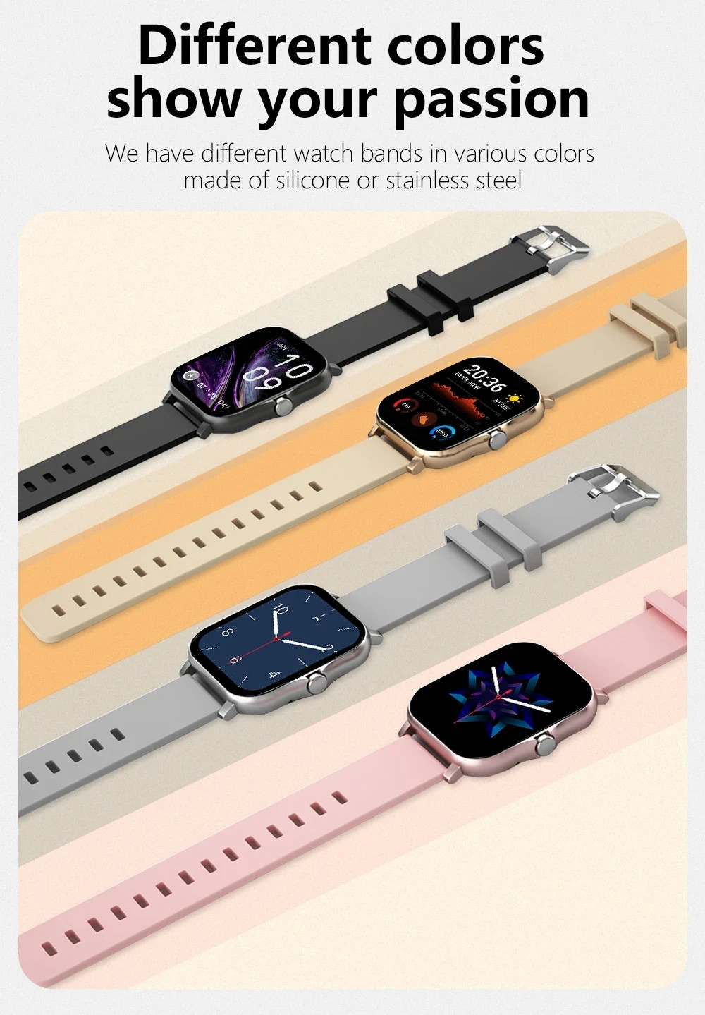 2026 Smart Watch For Men/Women, Waterproof Smartwatch Bluetooth iPhone Samsung