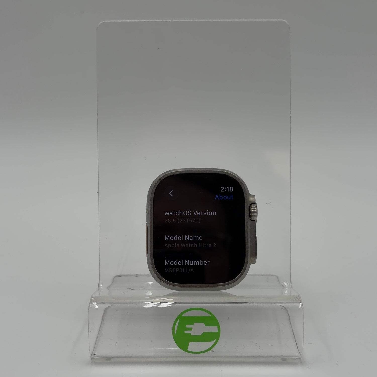 Unlocked Apple Watch Ultra 2 49MM Silver Titanium MREP3LL/A Face Only