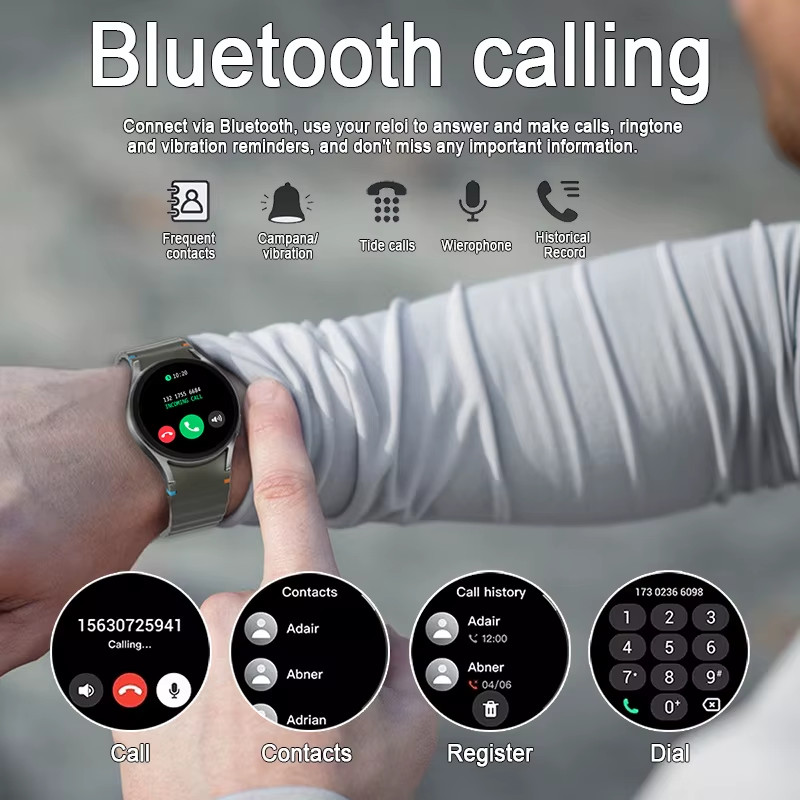 2026 New Smart Watch 7 Mini Women GPS Motion Track NFC AMOLED Display Compass He