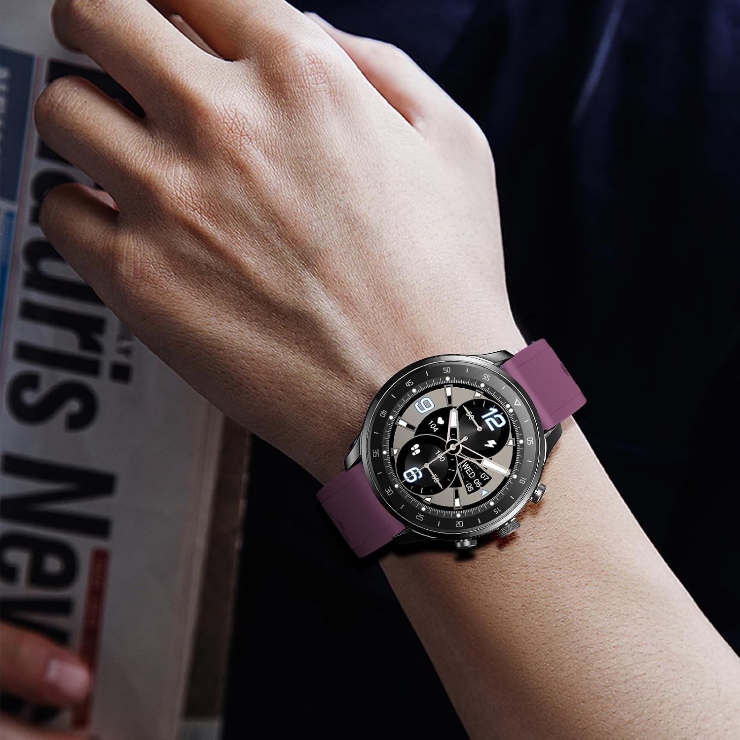 22mm Breathable Strap Compatible with M6 Ultra/A2 PRO