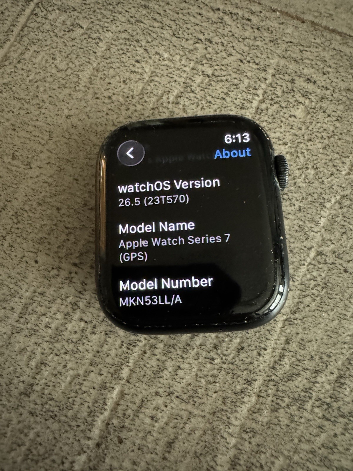 Apple Watch Series 7 45mm Aluminum Case with New Trail Style Band Midnight