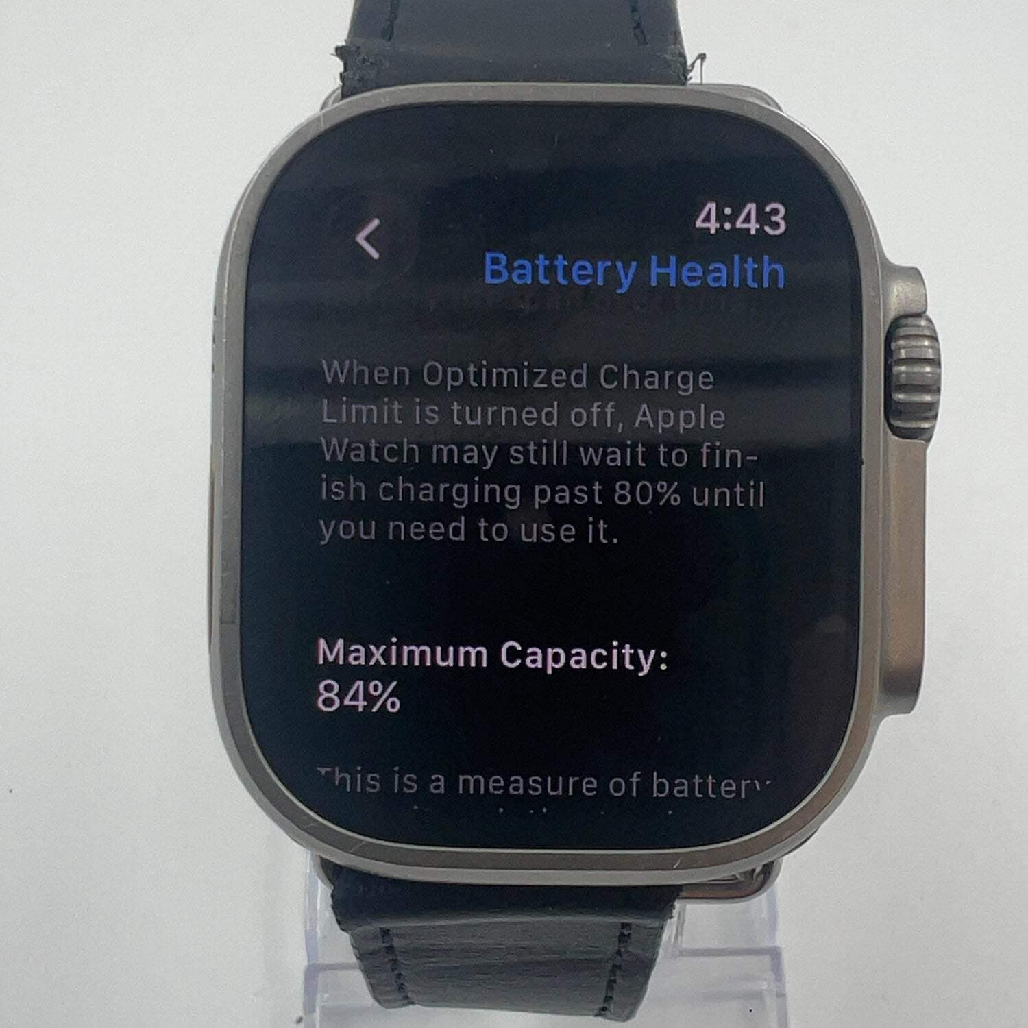 Unlocked Apple Watch Ultra 49MM Natural Titanium Aftermarket Band MNH93LL/A