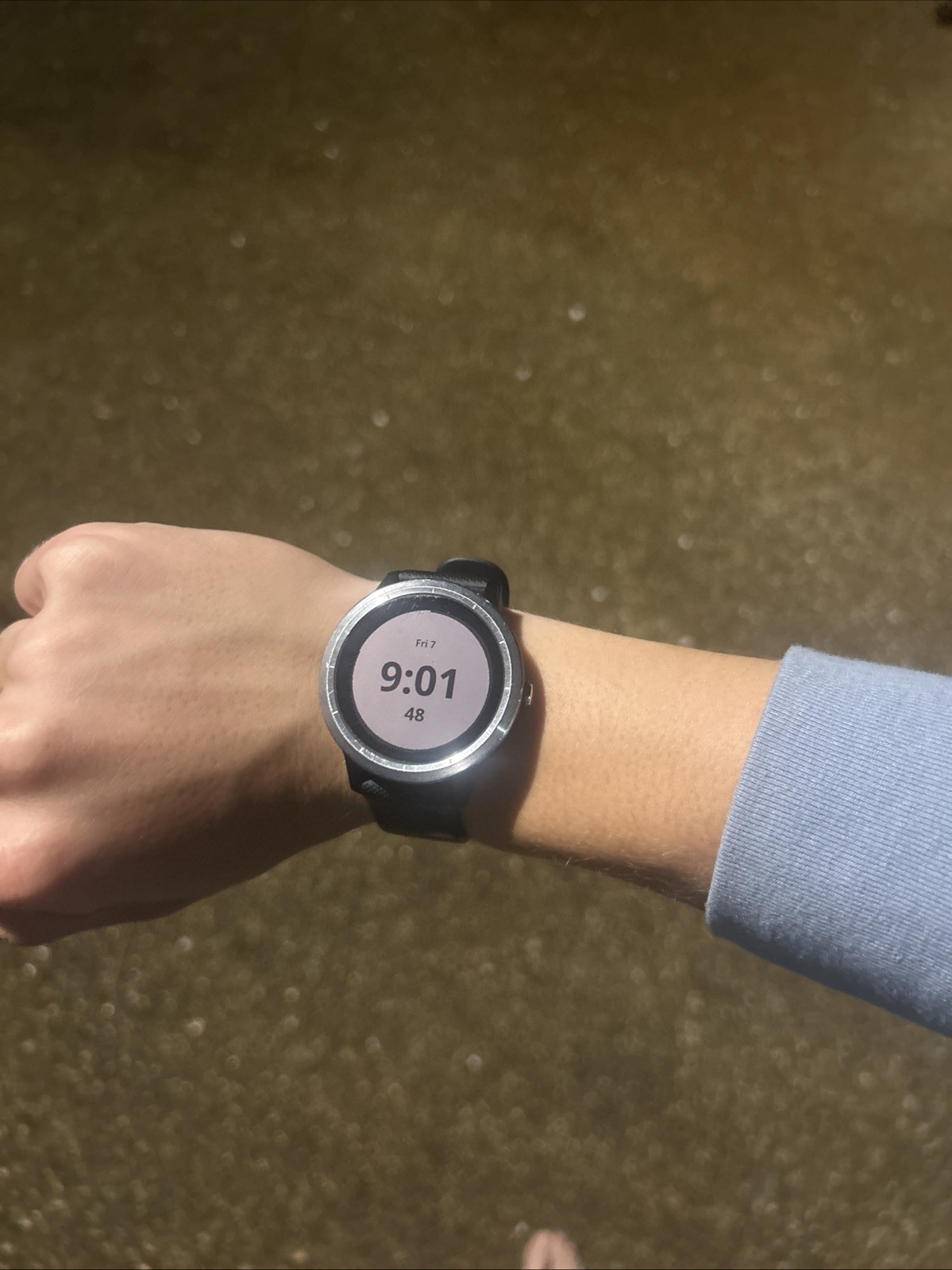 Garmin Vivoactive 3 Smart Watch Black with Silver Trim