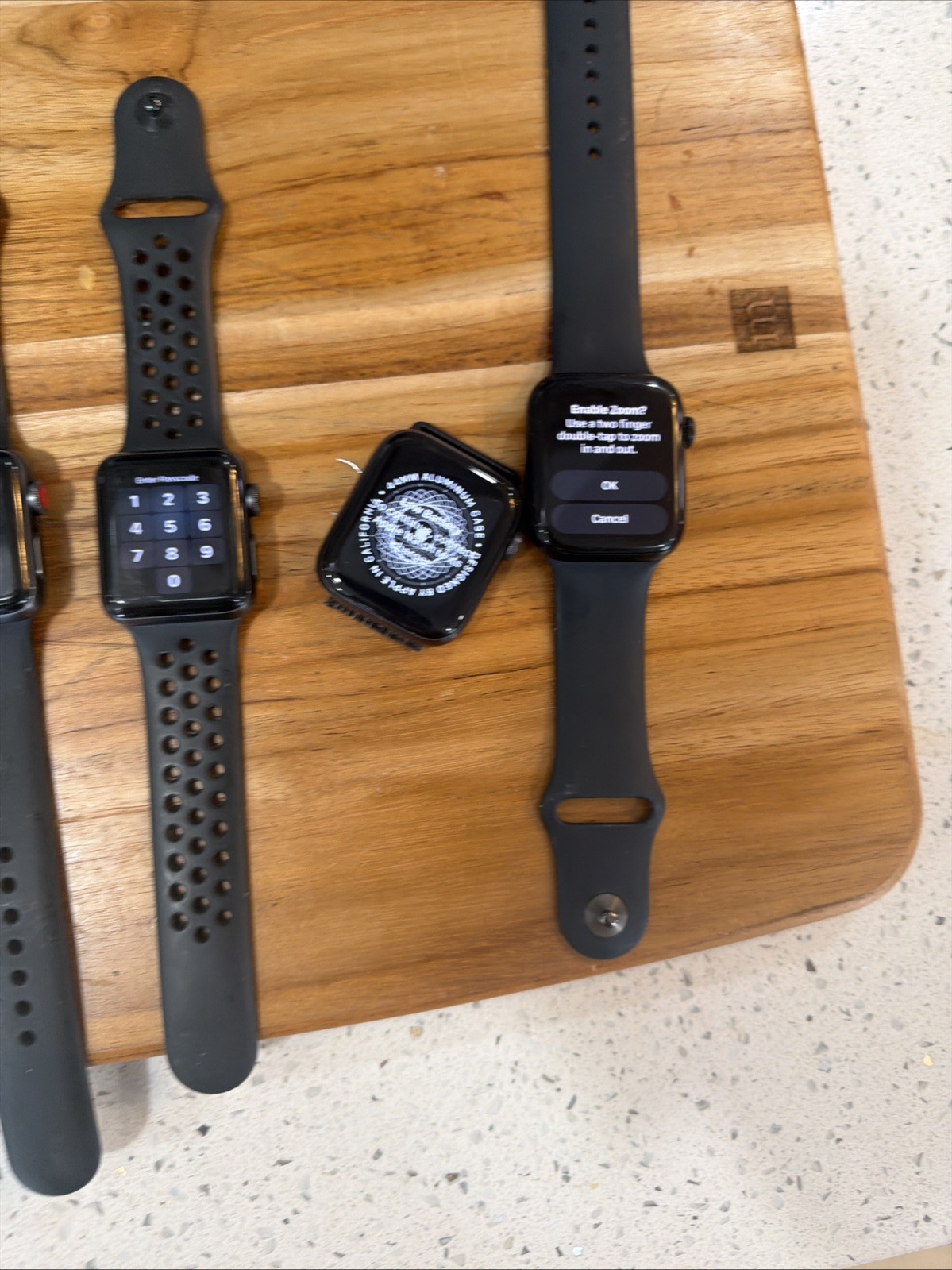 5x Apple Watch Mixed Lot – Locked/Untested – For Parts or Repair Only