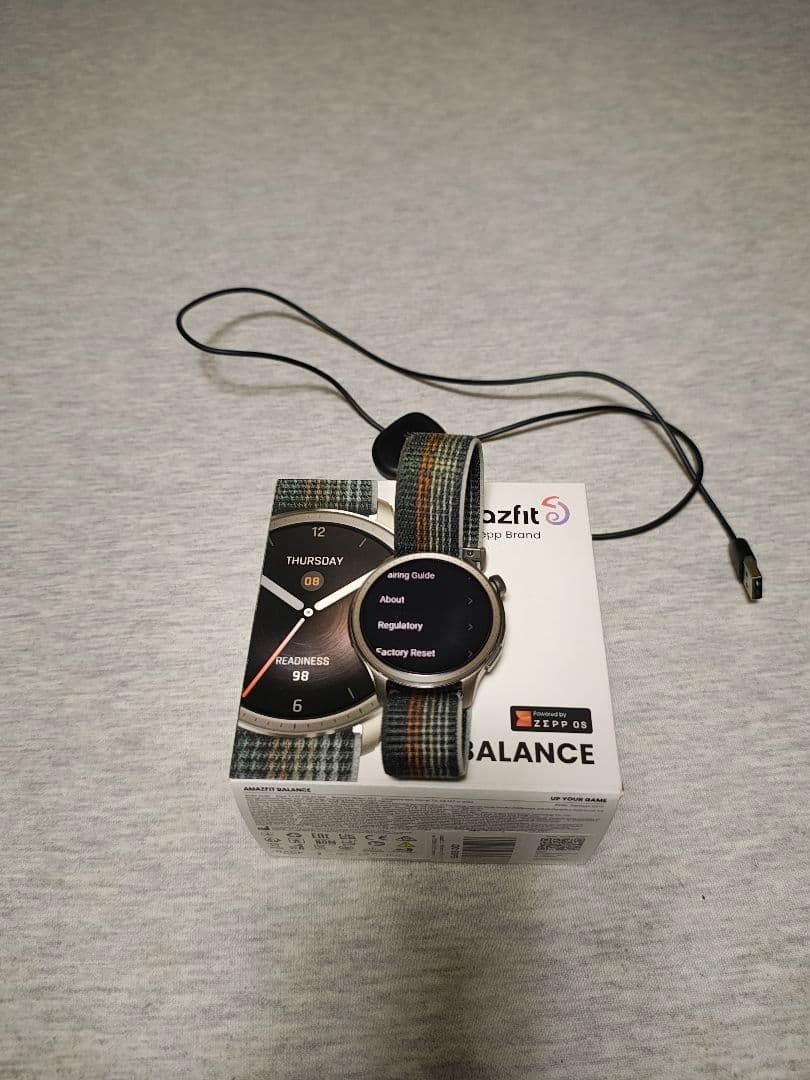 Amazfit Balance Smartwatch Midnight Sunset Grey GPS Bluetooth Fitness Tracker