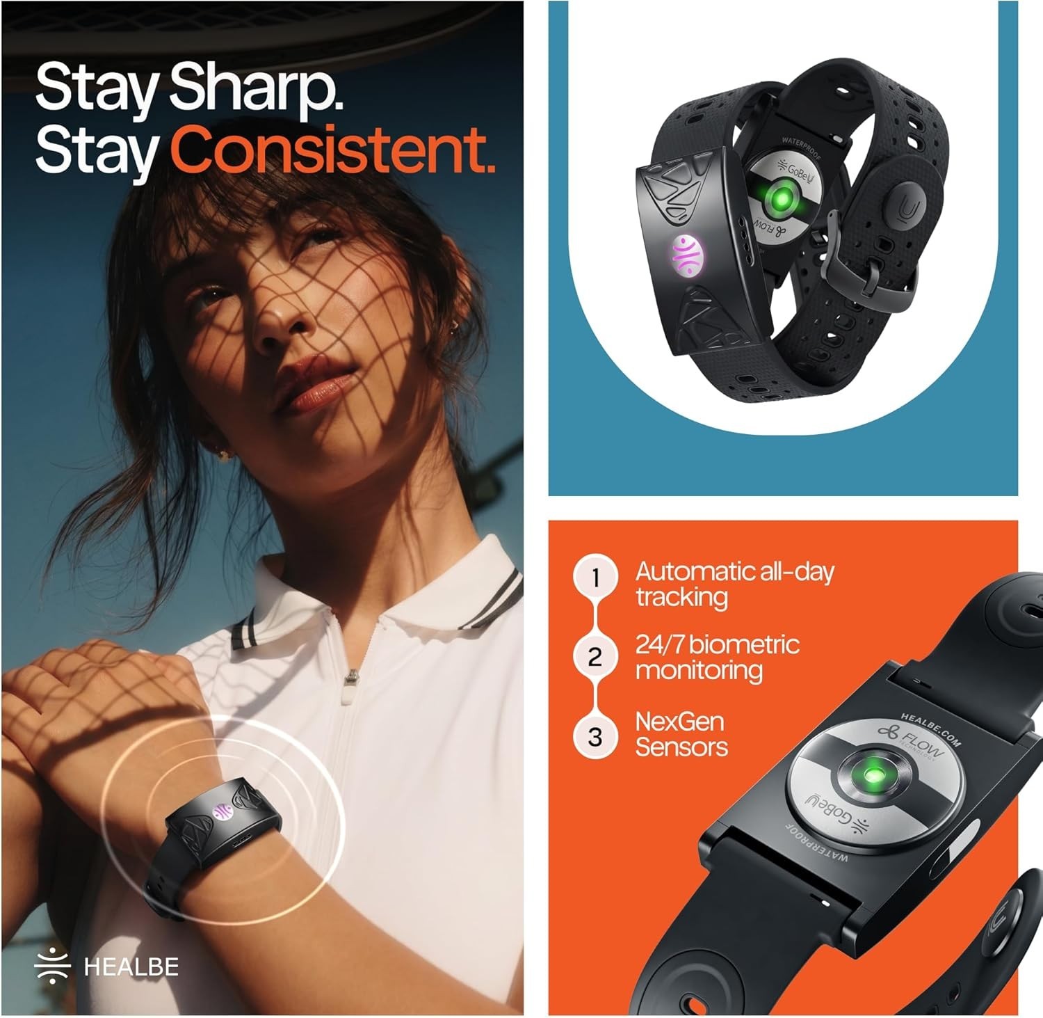 Automatic Calorie Intake Smart Band, Energy Balance Insights, Hydration, Sleep