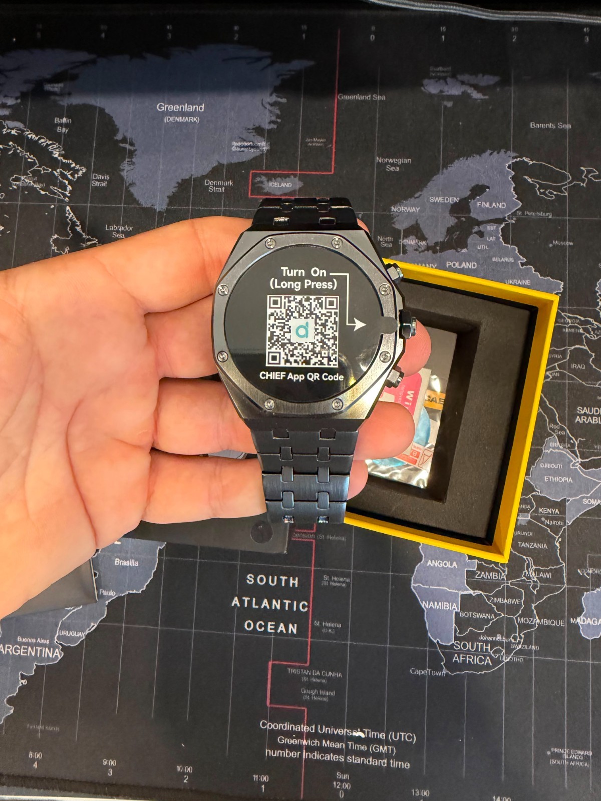 Official Reseller – AlphaGear Chief Smart Watch Dark Gray AMOLED Open Box