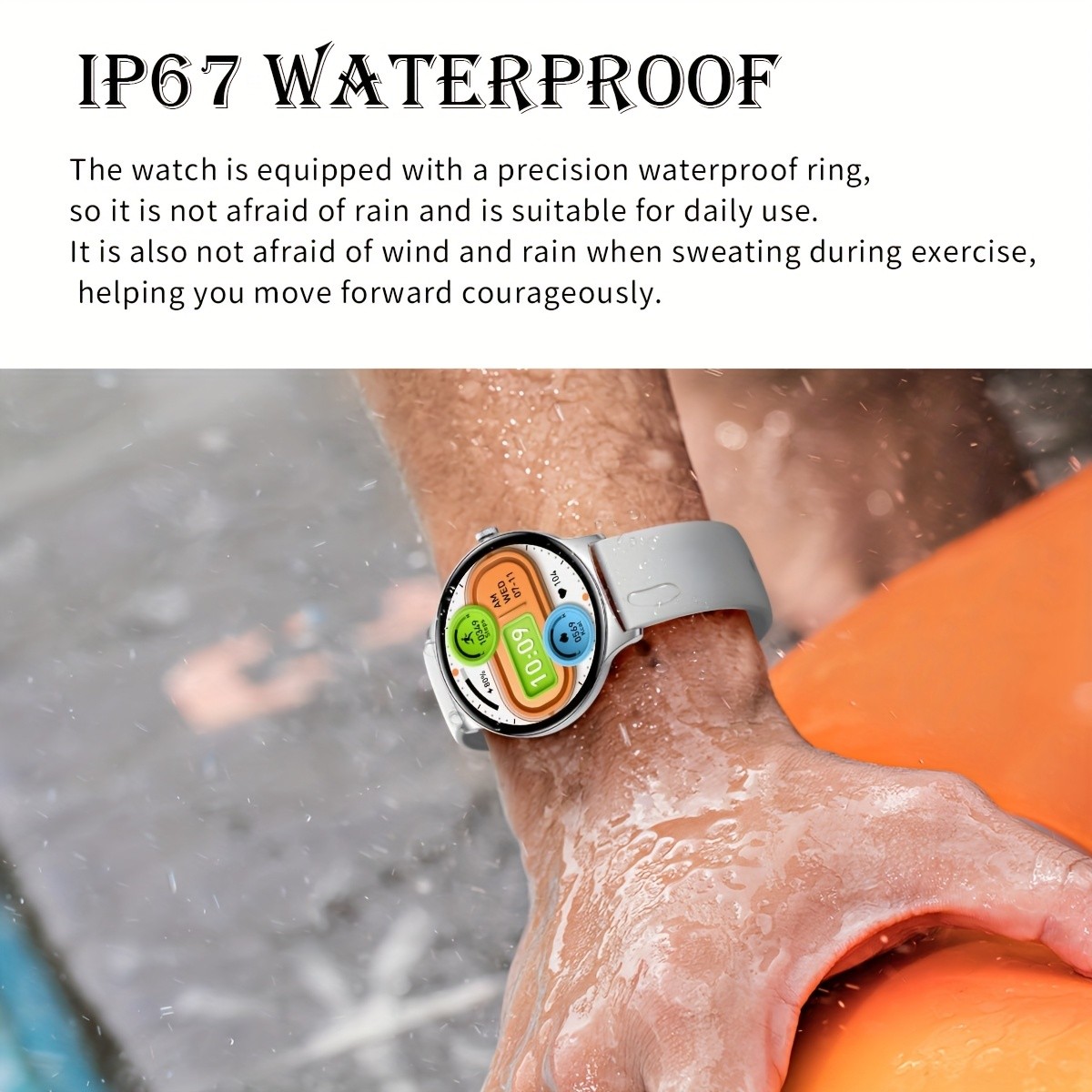 1.42″ Smartwatch HD Full Touch Bluetooth Watch Fitness Tracker Gym Fitness Gift