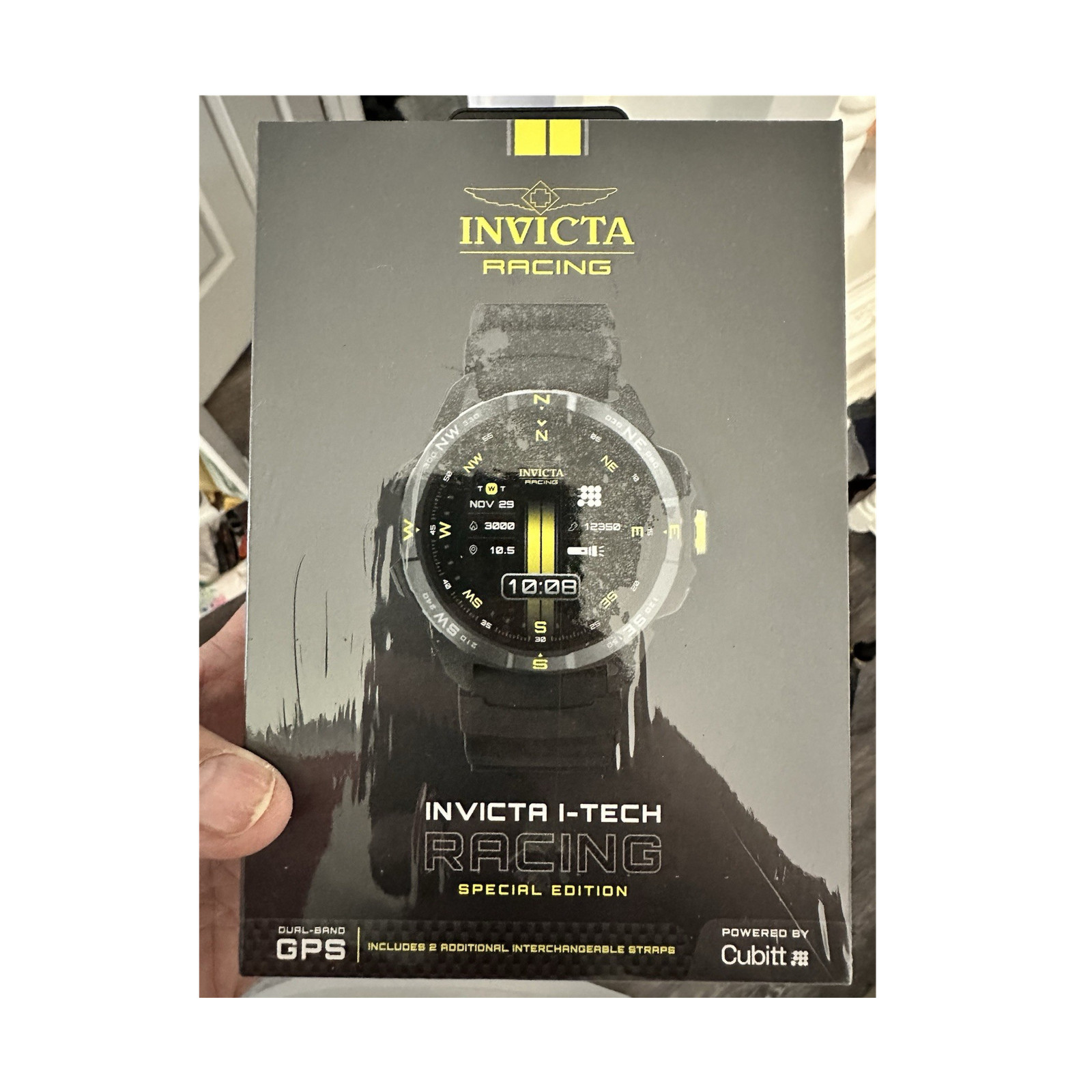 Invicta I-Tech Racing Special Edition Smart Watch Black Silicone GPS Bluetooth