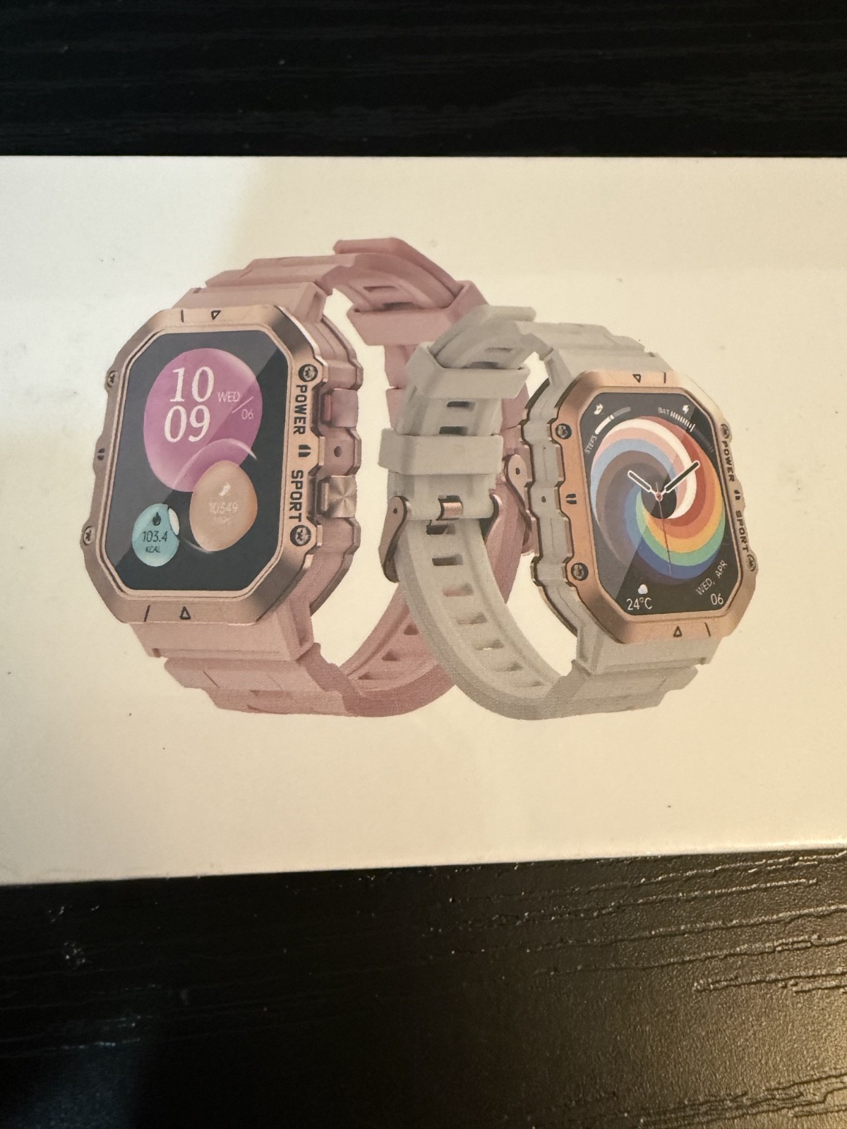 Pink Smart Watch Women Fitness Tracker Blood Pressure Heart Rate Sport Watches