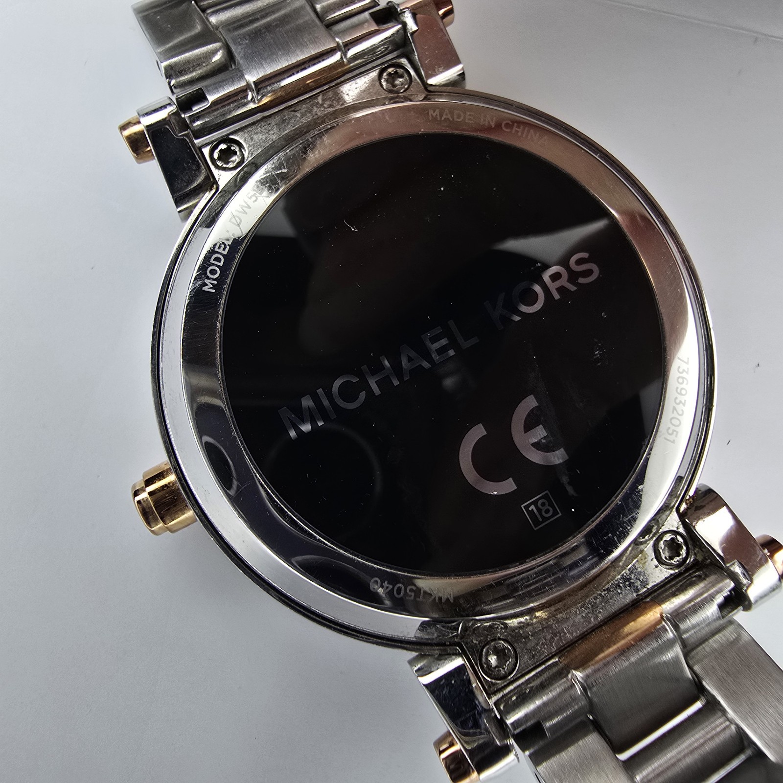 Michael Kors Access Sofie Pav Two-Tone Smartwatch Silver MKT5040 BATTERY ISSUE