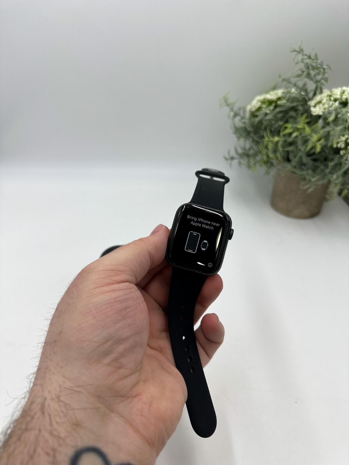Apple Watch Series 5 44mm Space Gray Aluminum Case with Black Sport Band + More
