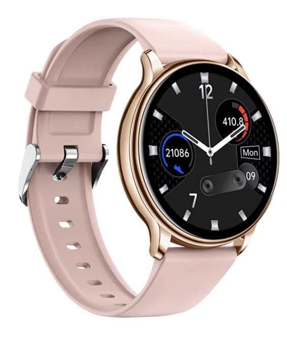 Premium Fashion Smart Watch For Women Fitness Tracker Heart Rate Oxygen GPS Temp
