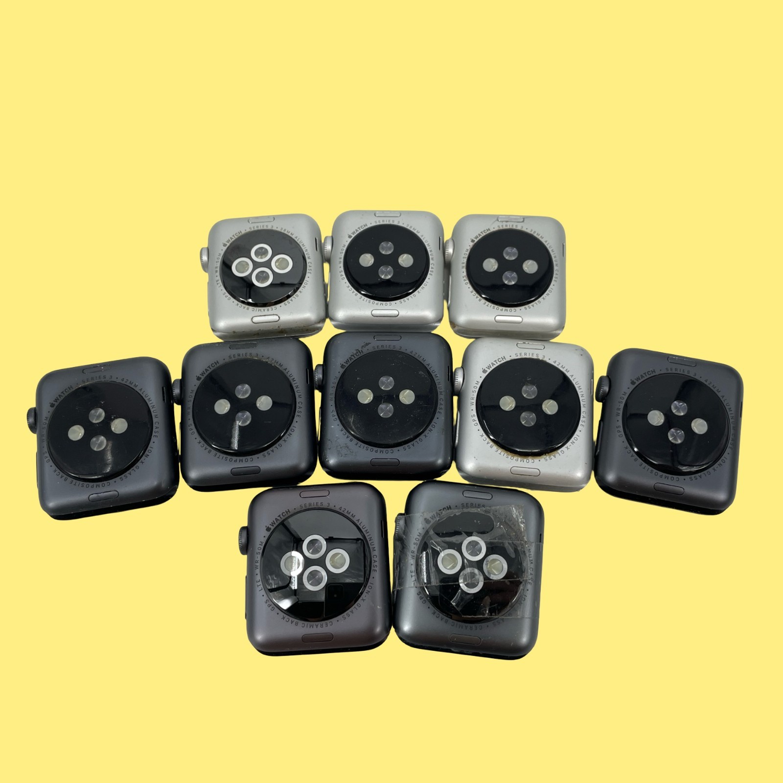 AS/IS x10 Apple Watch Series 3 A1858 A1859 A1860 A1860 38-42mm #8911 z65b32
