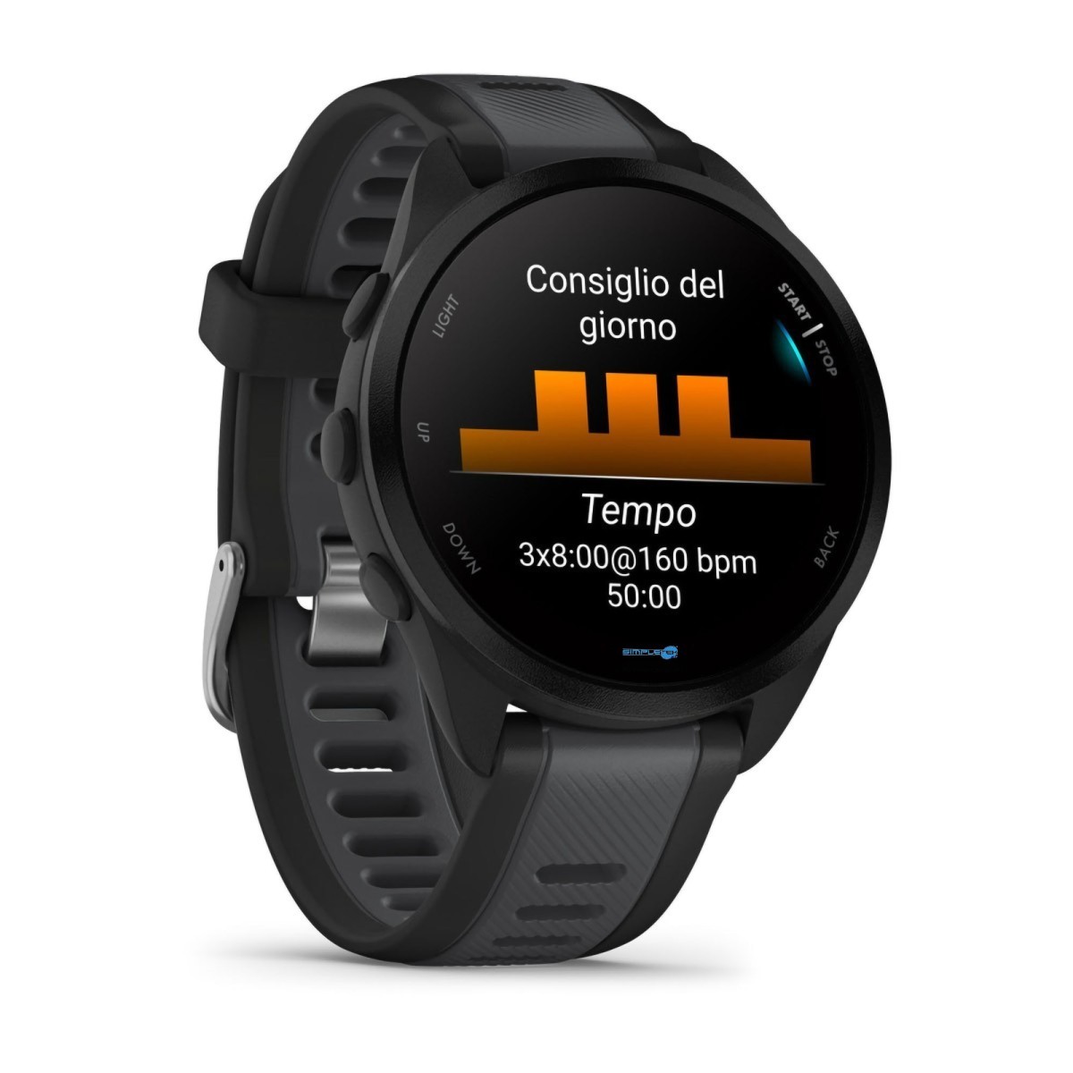 Simpletek SIMPLETEK 43mm Sport Smartwatch GPS HRV Black WiFi NFC NFC HRV