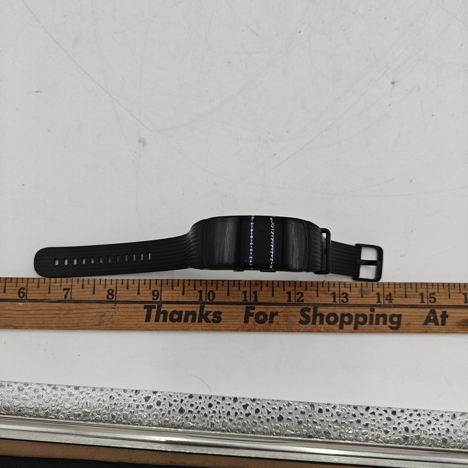 Samsung Gear Fit2 Pro SM-R365 Fitness Smartwatch – Black UNTESTED