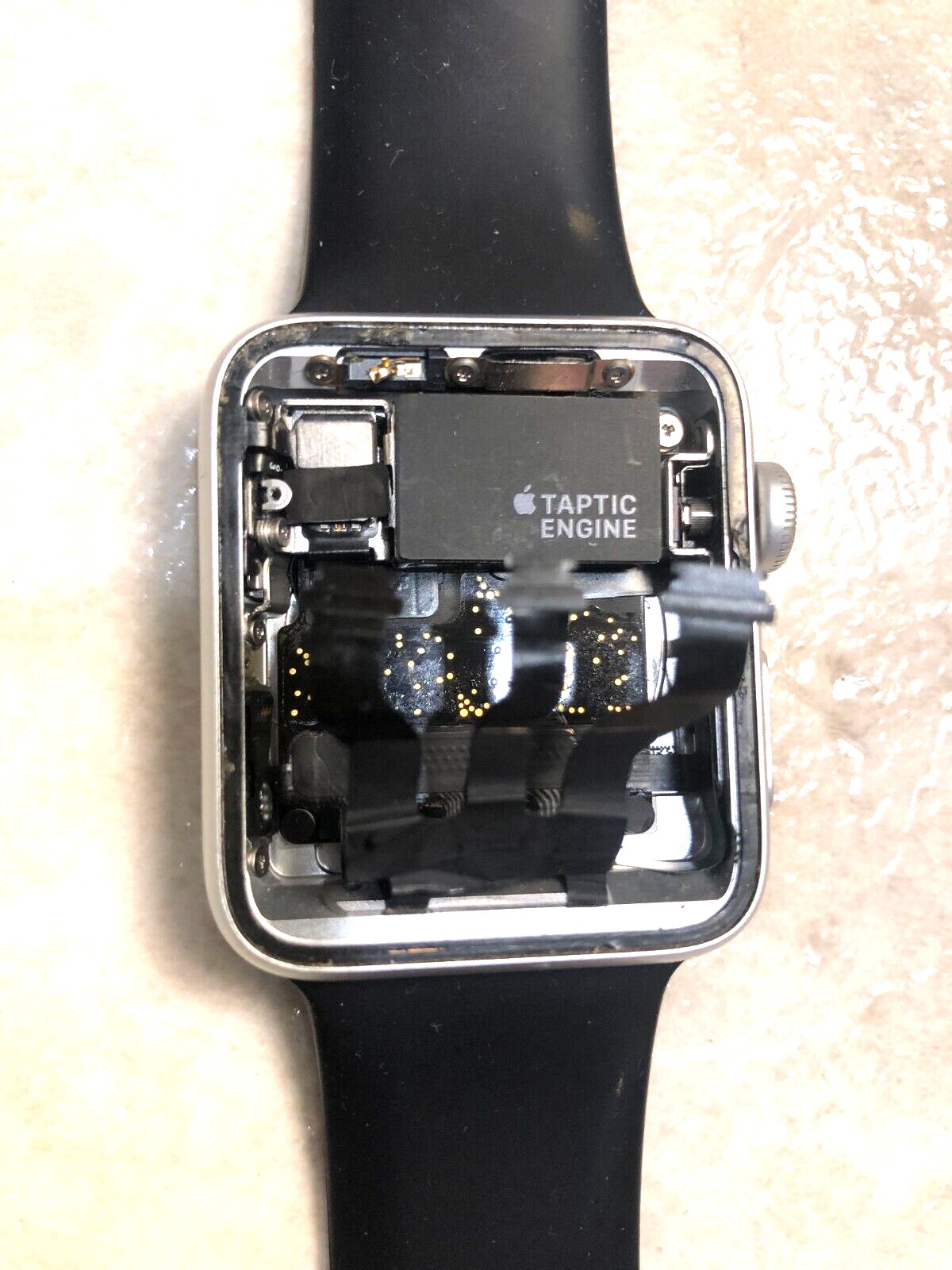apple watch 3 42mm GPS A1859 for parts SILVER
