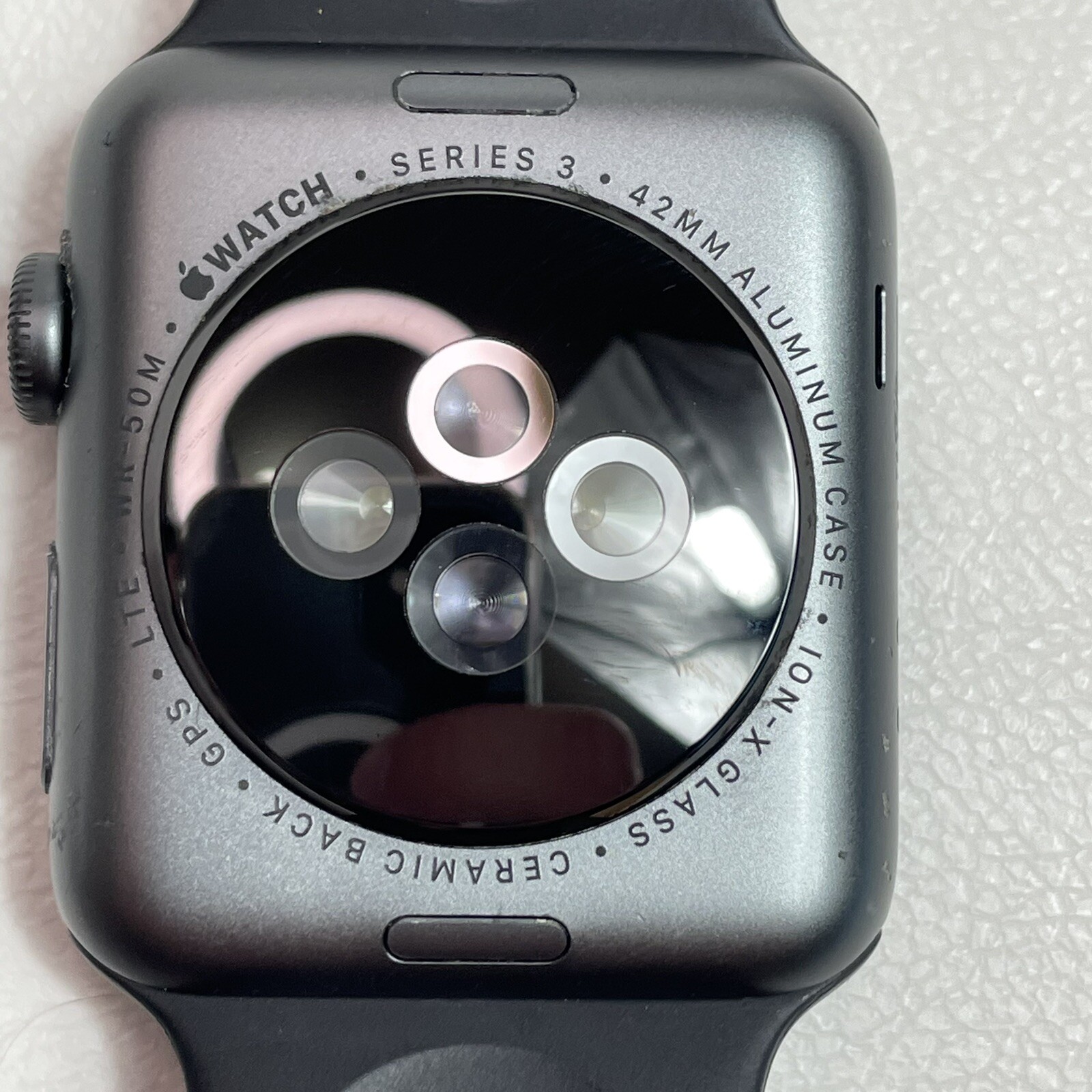 Apple Watch Series 3, 42mm, Space Gray, GPS + Cellular, Model A1861