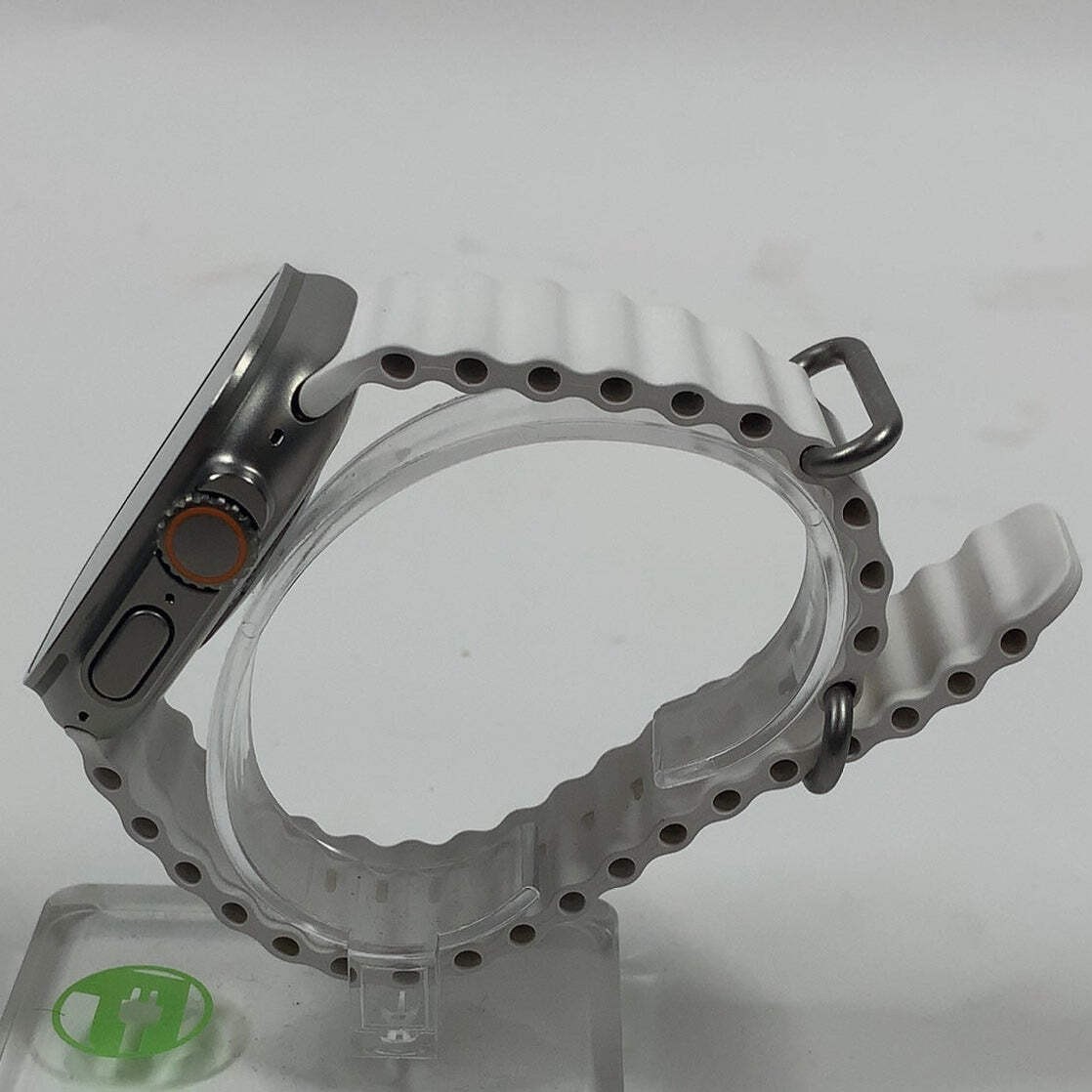 Unlocked Apple Watch Ultra 2 49MM Natural Titanium White Sport Band MREJ3LW/A