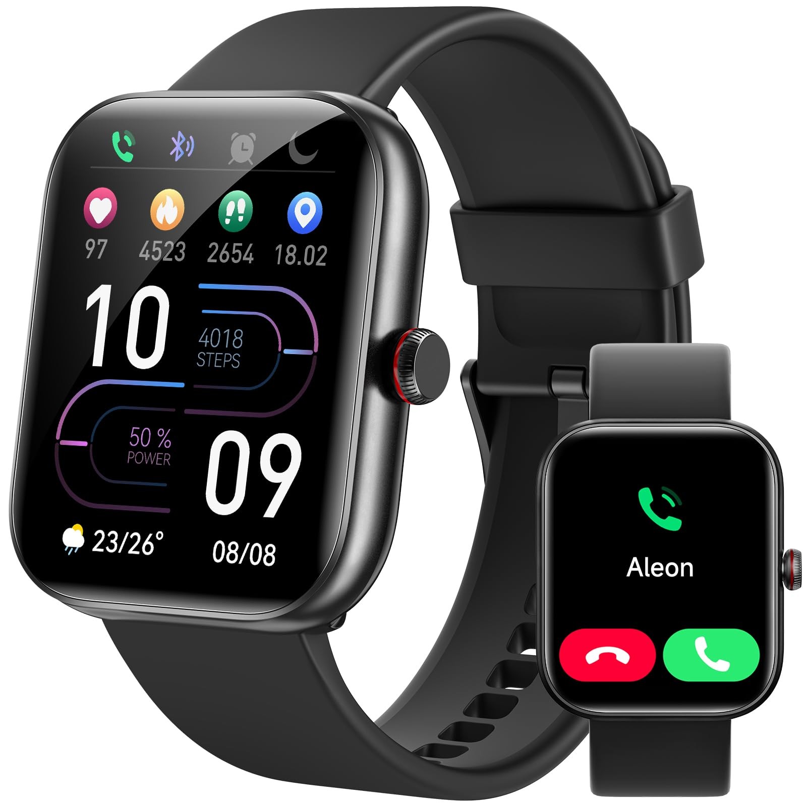 for Women Men, 1.91″ HD Screen with Alexa, Answer/
