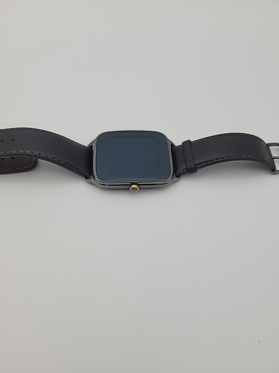 ASUS ZenWatch 2 WI501Q 45mm Smartwatch Stainless Steel Case Black Leather Band