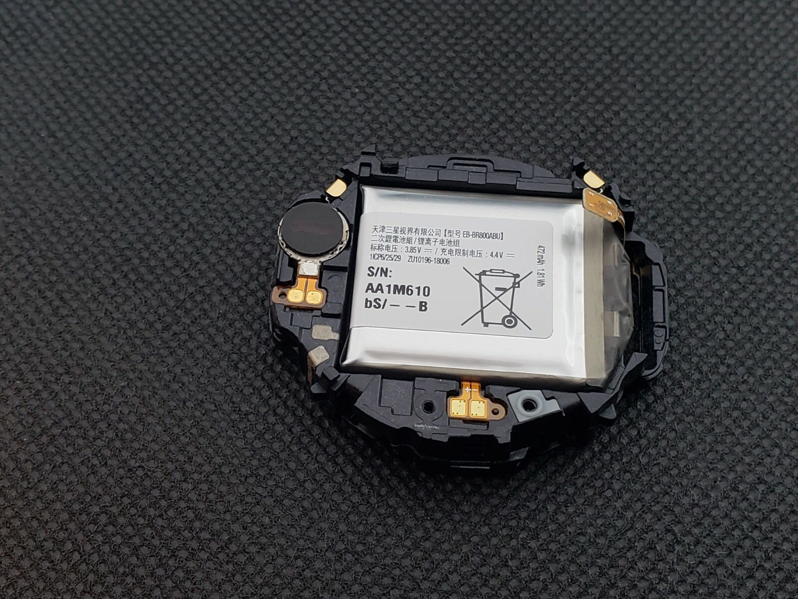 Samsung Galaxy Watch SM-R800 46mm midframe and battery replacement part