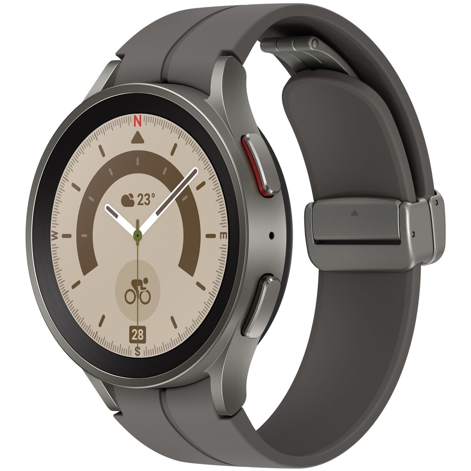 Samsung Galaxy Watch5 Pro SM-R920 45mm Titanium Case with D-Buckle Sport Band