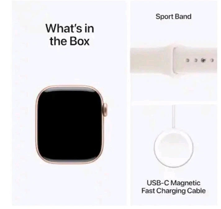 Apple NEW SEALED Series 11 42mm GPS Rose Gold S/M MEU04LW/A