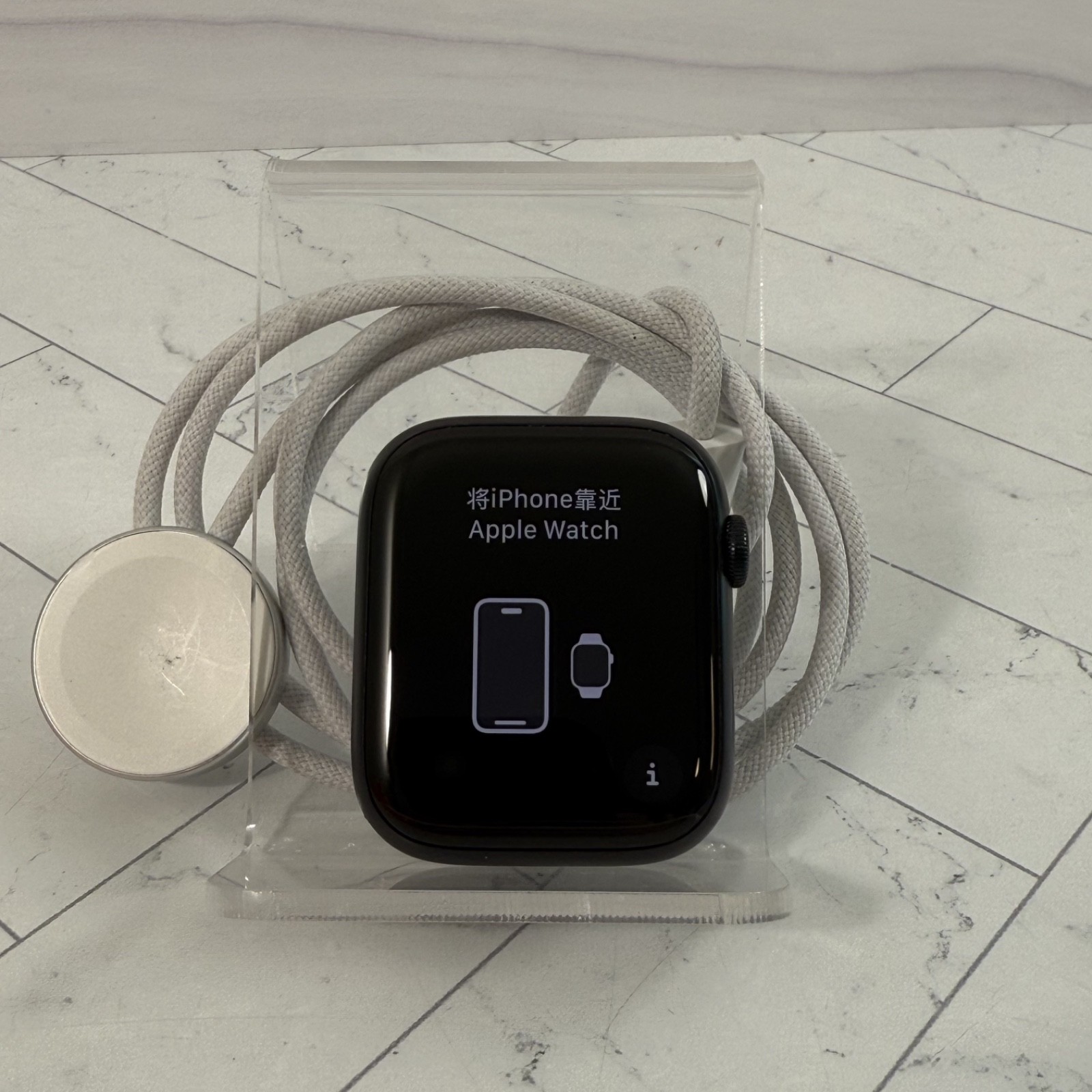 Apple Watch Series 9 45mm Midnight Aluminum GPS WiFi Smartwatch #H35
