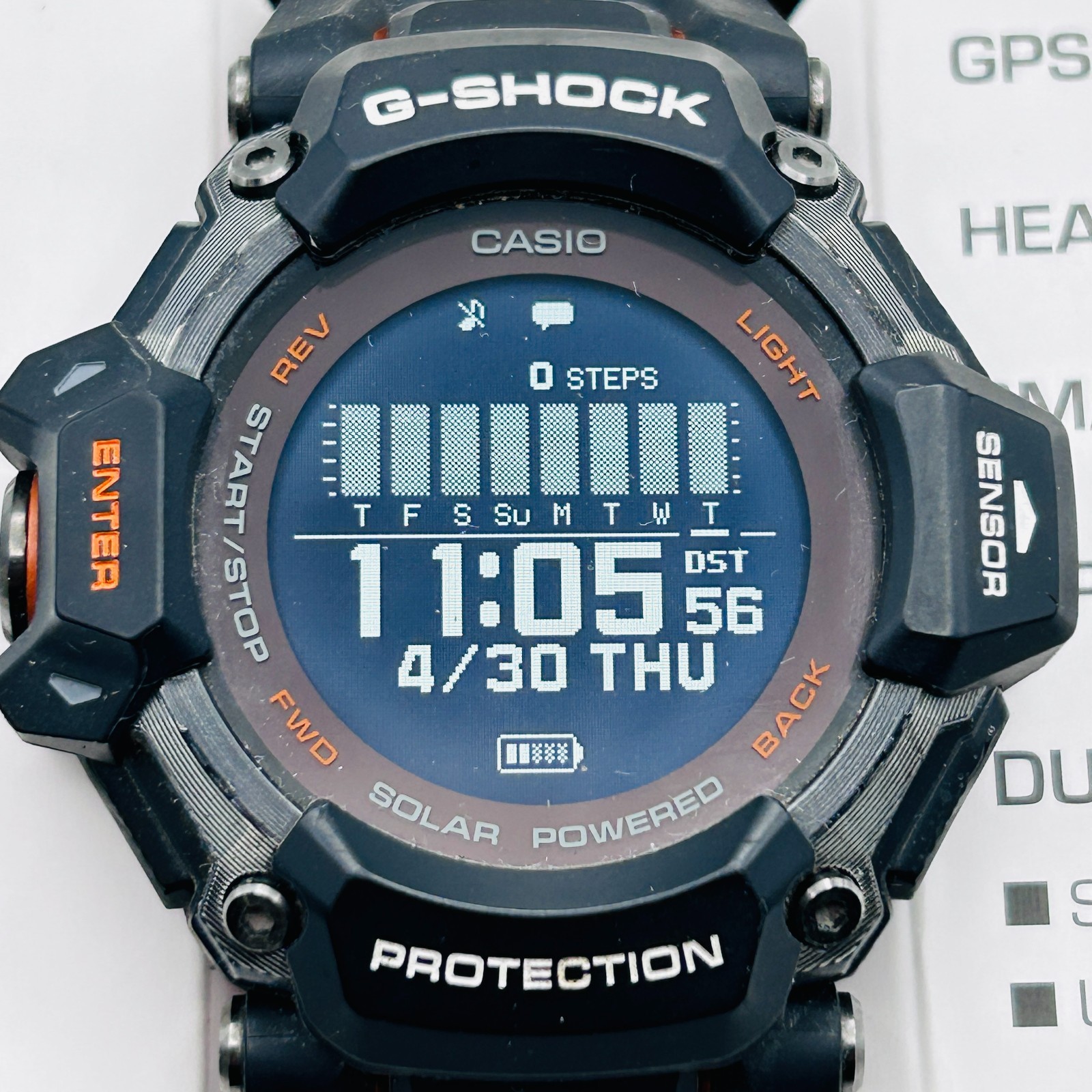Casio G-Shock Move Multisport Digital Watch GBD-H2000-1ACR Type 3515