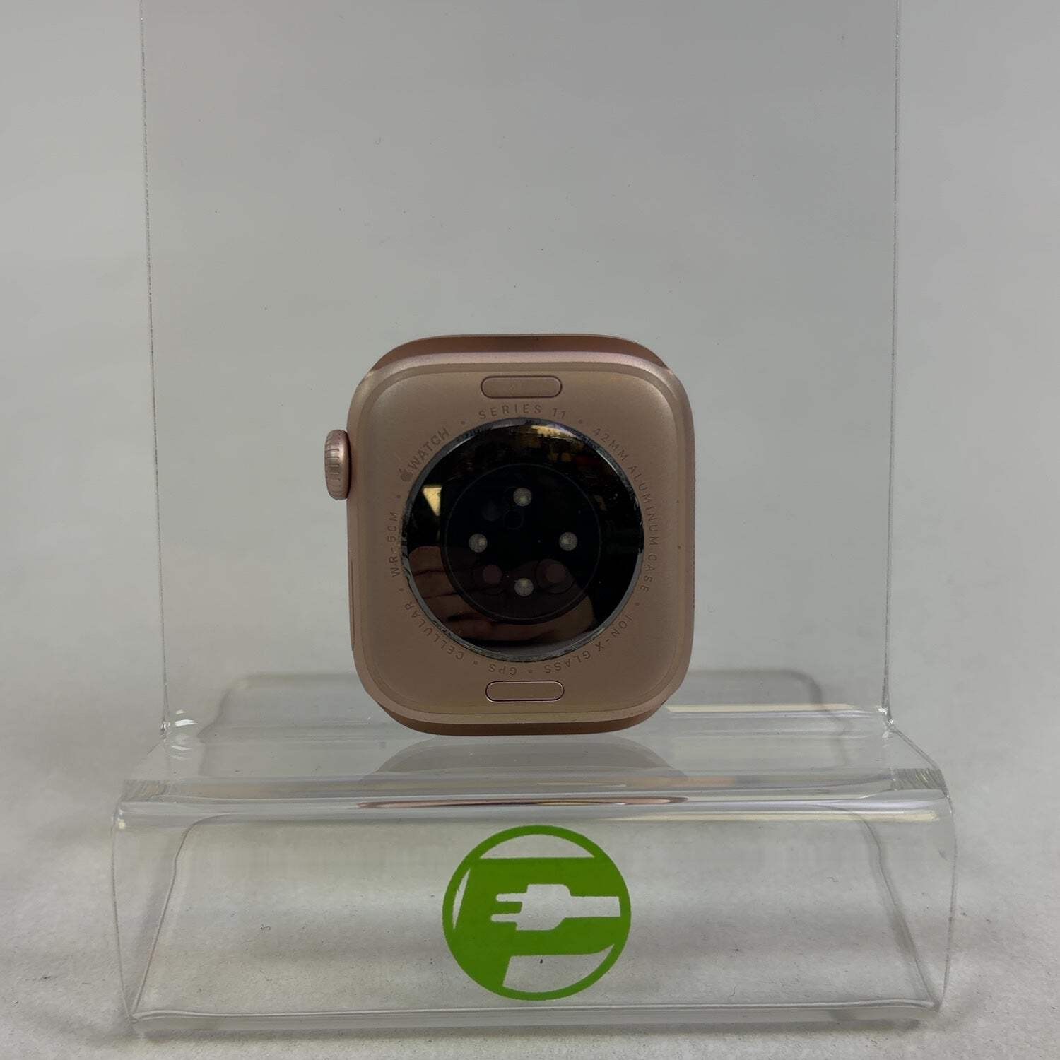 GPS Only Apple Watch Series 11 42MM Rose Gold Aluminum Pink Sport Band MF8E4LW/A