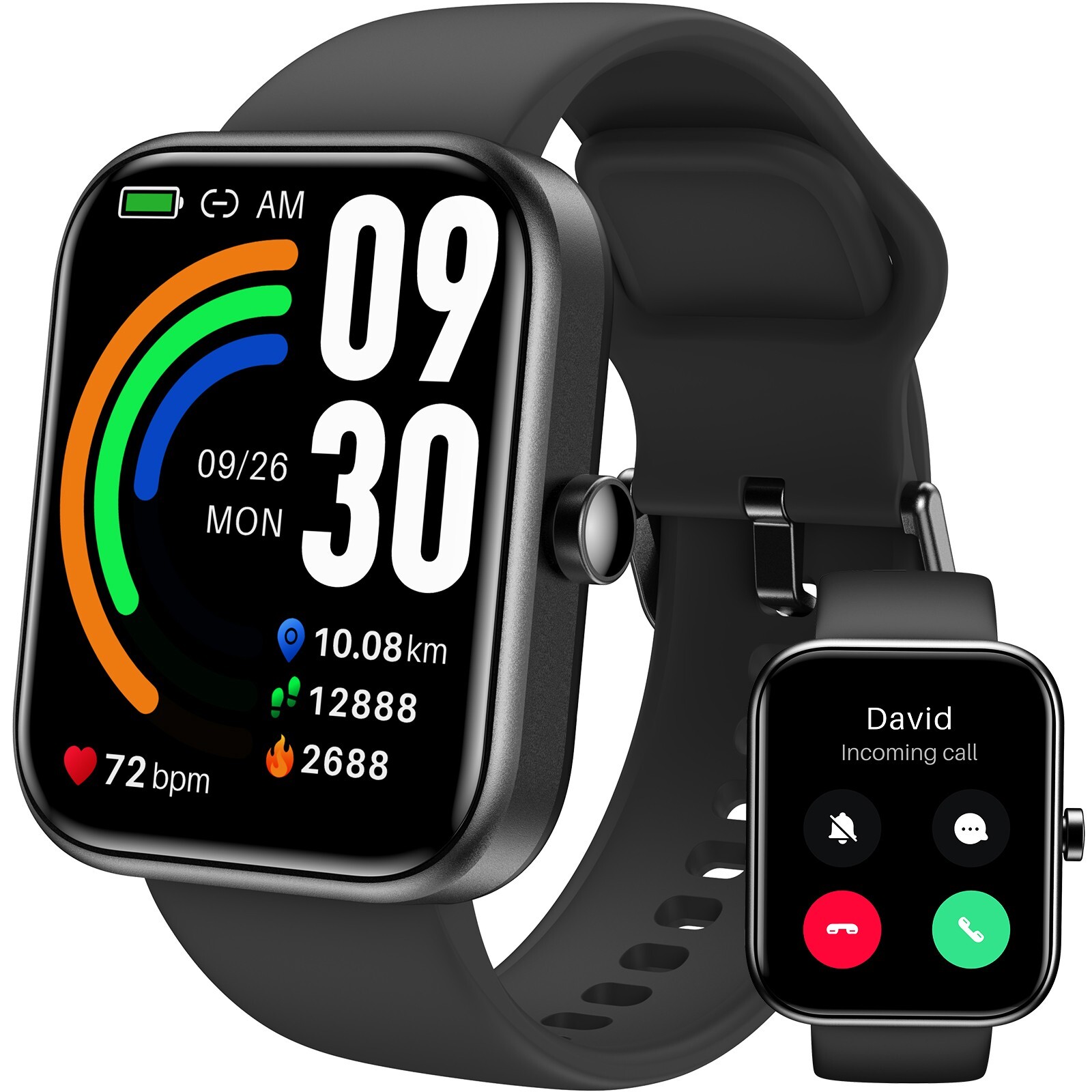 TOZO Smart Watch Bluetooth 5.3 Answer/Make Call Full Touch Fitness Smartwatch