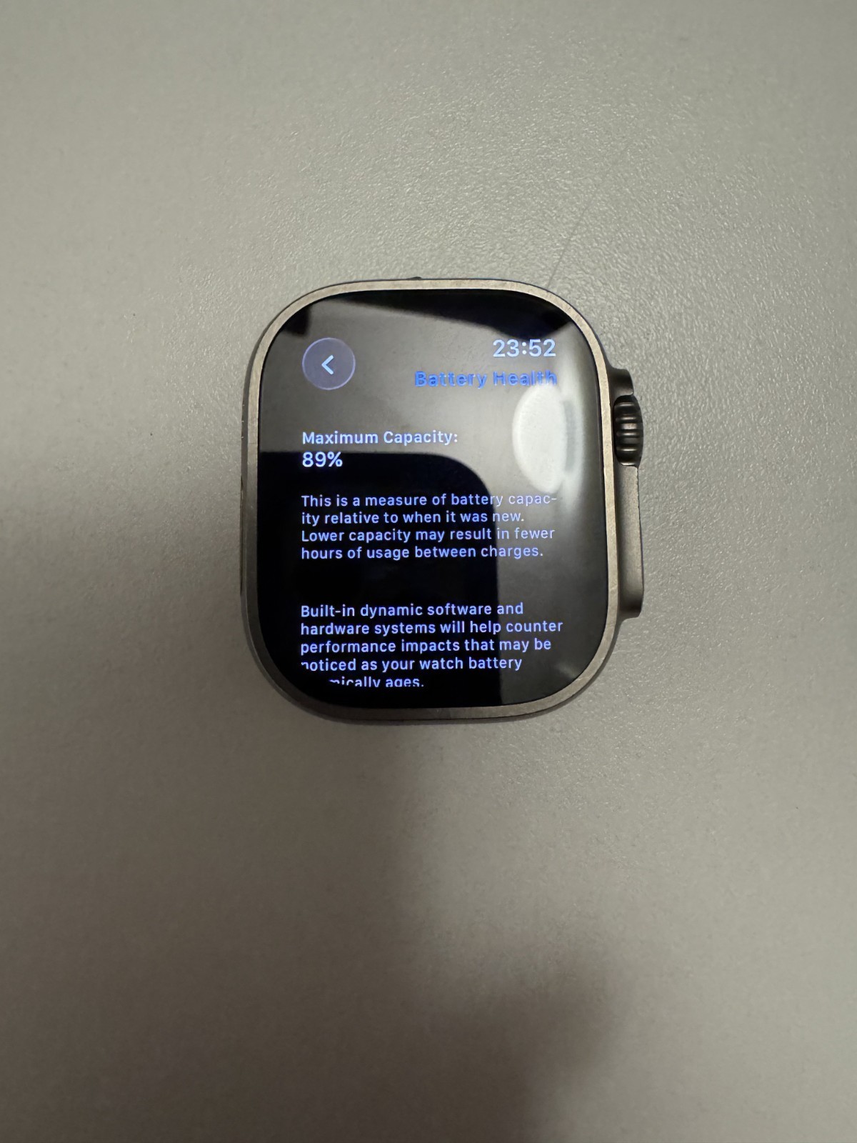 Apple Watch Ultra 1 49mm Titanium Case with Orange Alpine Loop