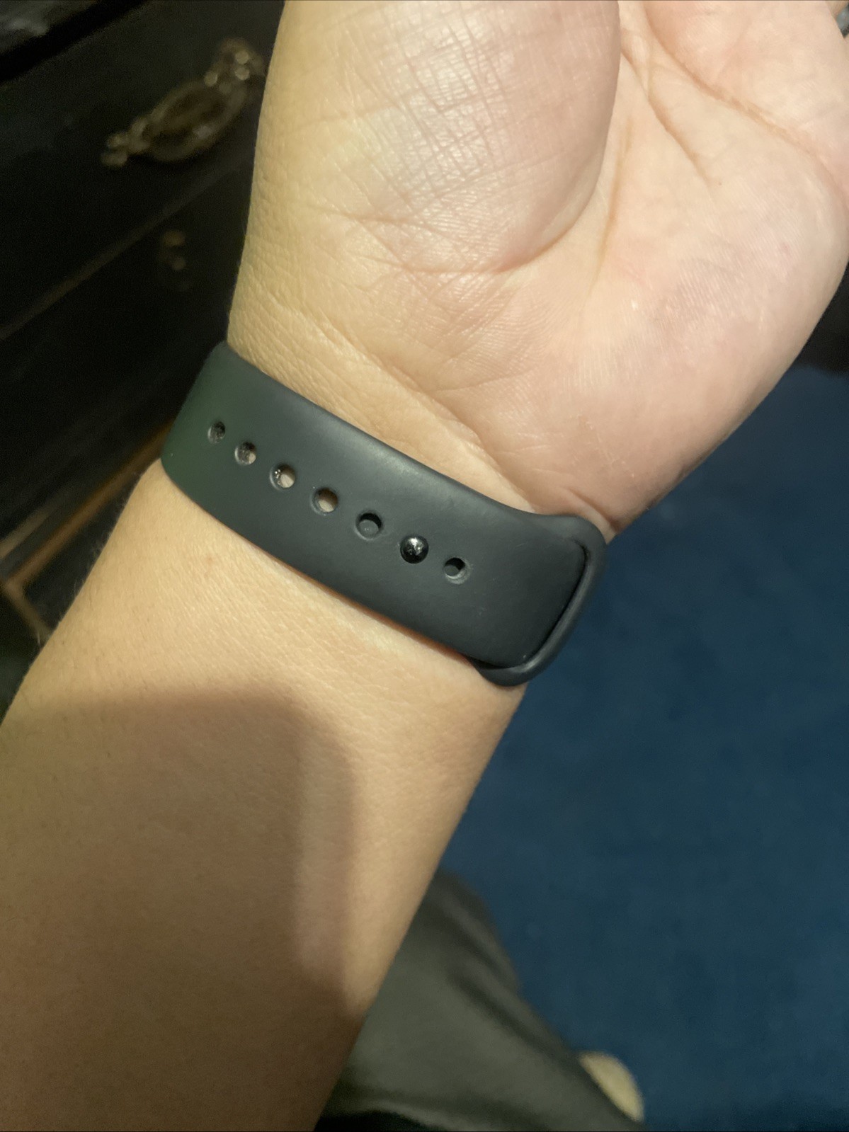 Apple MTF32LLA Watch Series 42 Mm Space Gray Aluminum Black! Elderly Adult Used