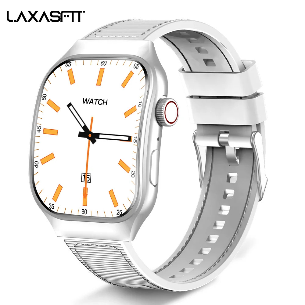 Bluetooth Smart Watch Men 2.01″ HD Curved Screen Sports Watch Health Monitor