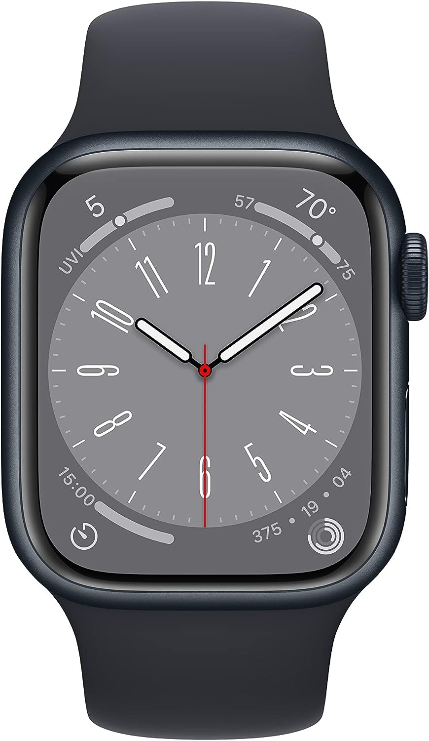 Apple Watch GPS + LTE Series 8 41MM Midnight Aluminum Case Midnight Sport Band