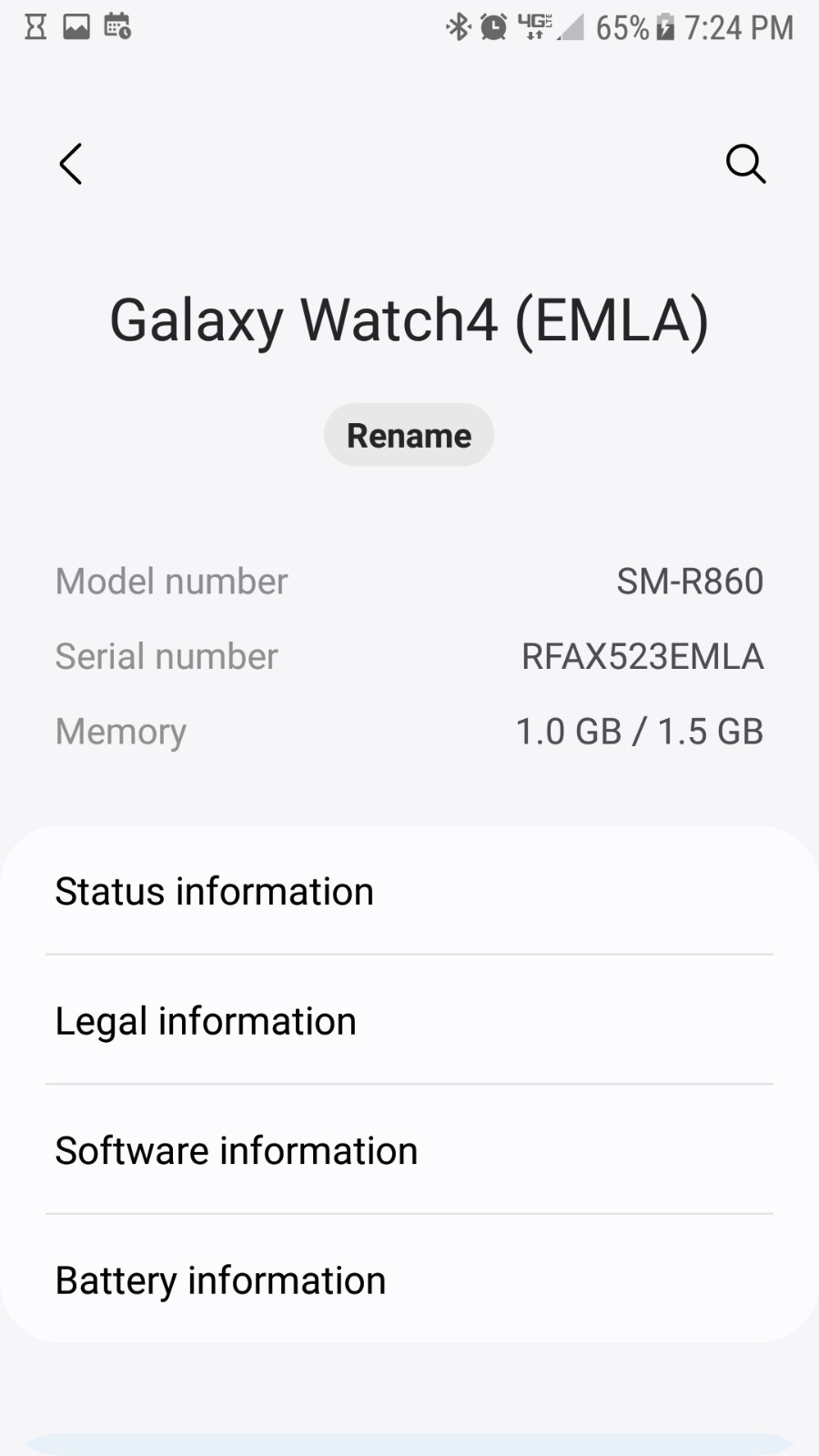 Samsung Galaxy Watch 4 SM-R860 Bluetooth /GPS/WiFi 40mm, Black -READ DESCRIPTION