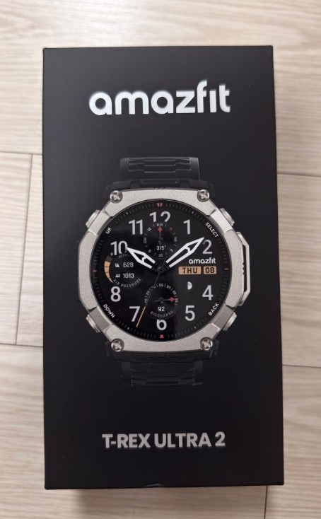 Amazfit T-Rex Ultra 2 Smart Watch 1.5″ AMOLED Display, 51mm Titanium, Flashlight