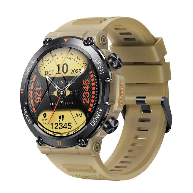 MELANDA 1.39 Inch HD Bluetooth Call Smart Watch Men Sports Fitness Tracker T