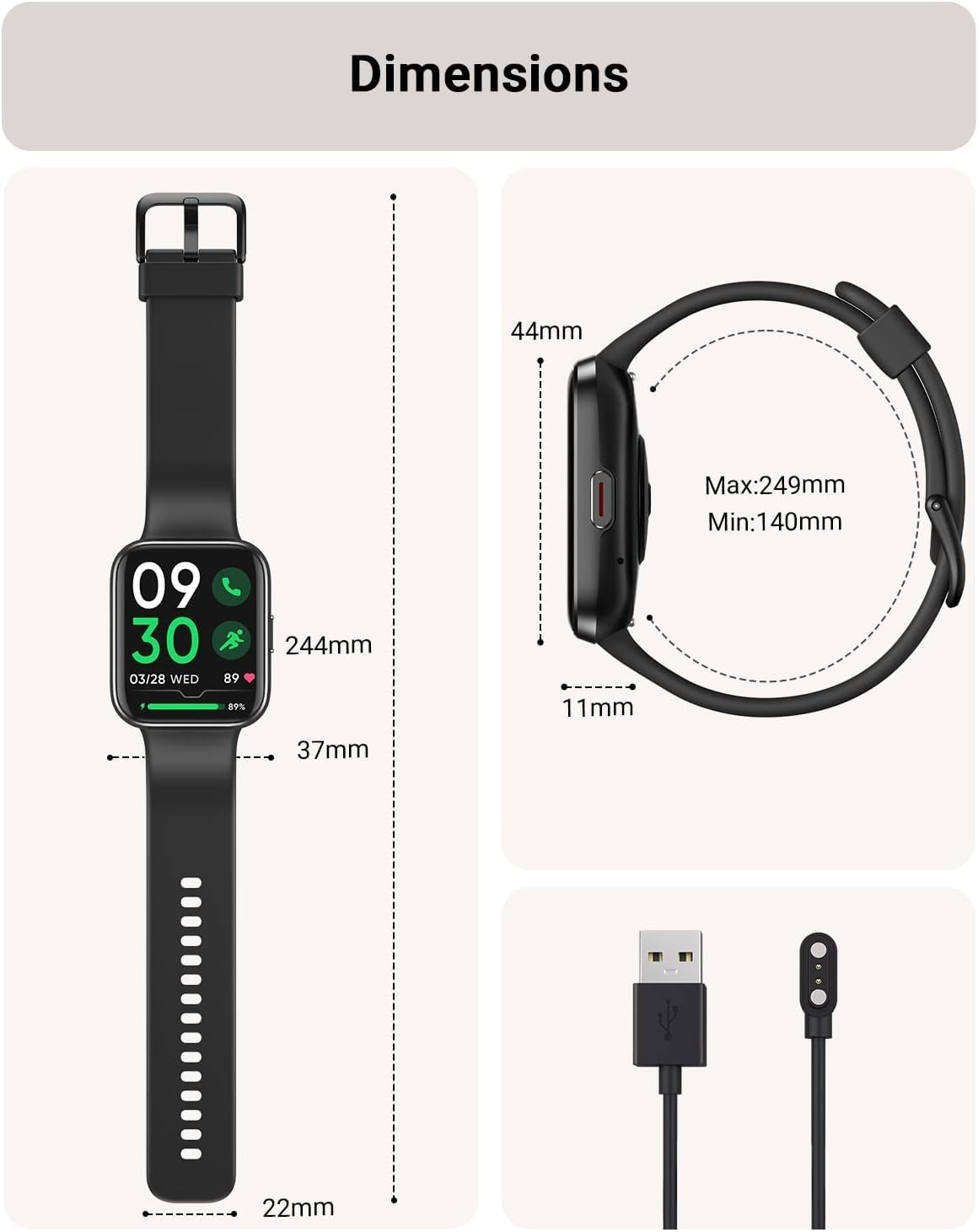 Smart Watch for Women w/ Alexa, Call Answering, Fitness Tracker Android/iPhone